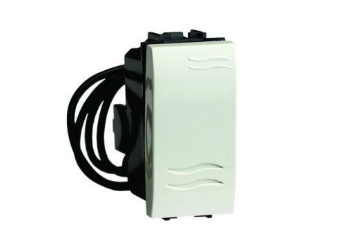 Механизм переключателя 1-кл. 1мод. Brava 16А IP20 с подсветкой сл. кость DKC 75011SL