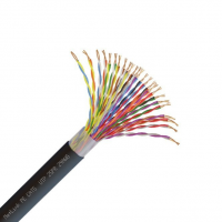 Кабель UTP 25PR 24AWG CAT5 305м. черный внешний