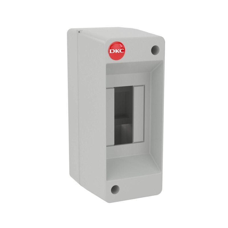 Щиток ОП на 2 мод. без крыш. IP40 серый DKC 82002