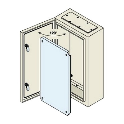 Корпус шкафа ip65 монтаж плат 400х300х200 abb srn4320k