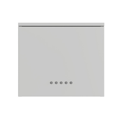 Шкаф климатический настенный ip54 19" 15U 600x350x797 (ШxГxВ) серый (RAL 7035), SRT01-6035.15-GY