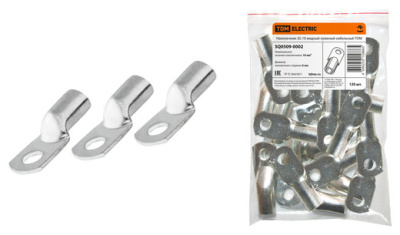 Наконечник JG-10 медный луженый кабельный TDM