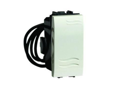 Механизм переключателя 1-кл. 1мод. Brava 16А IP20 с подсветкой сл. кость DKC 75011SL