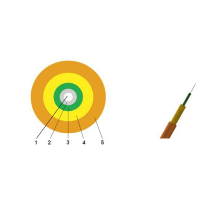 FK-SX-2мм, SIMPLEX, LSZH G.657A2, 1 волокно