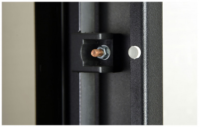 Шкаф телекоммуникационный напольный 19", 33U(600x600), ШТ-НП-М-33U-600-600-С-Ч, передняя дверь стекло, черный ССД