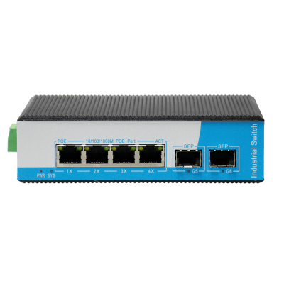Коммутатор PoE GIGALINK GL-SW-G205-4PSG(BT) 4 порта, 10/100/1000Мбит/с, 48-55В, 360Вт