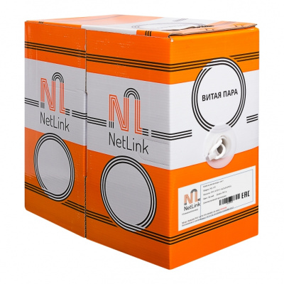 Кабель Netlink FTP 4PR STANDART 24AWG CAT5 305м. внутренний (LSZH)