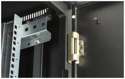 Шкаф телекоммуникационный напольный 19", 24U(600x1000), ШТ-НП-М-24U-600-1000-М-Ч, передняя дверь металл, черный ССД