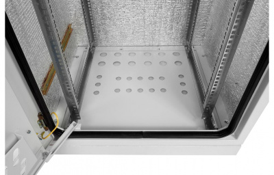 Шкаф климатический телекоммуникационный напольный 19",27U(700x1000) ШКТ-НП-27U-700-1000 ССД