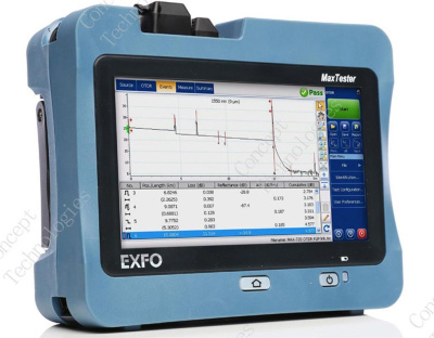 Оптический рефлектометр EXFO MAX-720C-SM2-EI-EUI-89 (SM,1310/1550/1625 нм, 36/35/35 дб, фильтр) FC адаптер