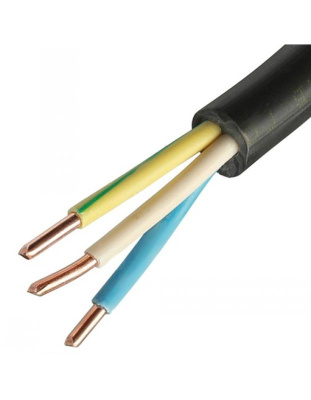 Кабель ВВГнг(А)-LS 3х2.5 ок (N PE) 0.66кВ (м) АЛЬФАКАБЕЛЬ 653837