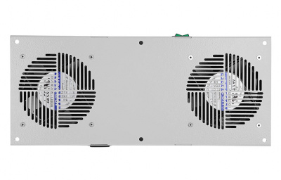 Вентиляторный модуль потолочный, 2 вентилятора с термодатчиком без шнура питания 35С ВМ-2П ССД