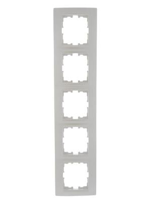 Рамка 5-м Karina горизонт. жемчуж./бел. перламутр LEZARD 707-3000-150