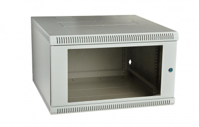 Шкаф телекоммуникационный настенный разборный 19”,15U(600x650), ШТ-НСр-15U-600-650-С дверь стекло ССД