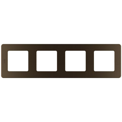 Рамка 4-м Inspiria бронз. Leg 673969