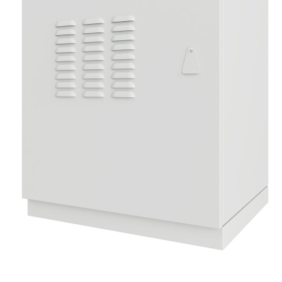 Шкаф климатический напольный ip54 19" 33U 750x1000x1697 (ШxГxВ) серый (RAL 7035), SRT03-75100.33-GY
