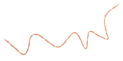 Кросс-пара UTP NIKOLAN , 1 пара, медь, 24 AWG, 500м NKL 1125-OR