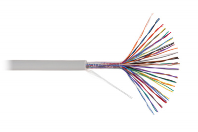 Кабель U/UTP, 10 пар, Кат.3, медь, 26AWG, внутренний, серый, 305м NIKOLAN NKL 8120A-GY