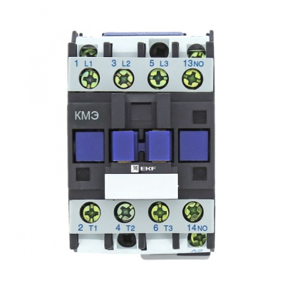 Контактор КМЭ малогабаритный 9А 400В 1NO EKF Basic