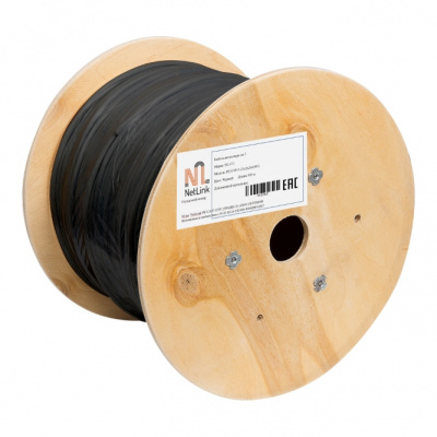 Кабель FTP 25PR 24AWG CAT5 305м. черный внешний