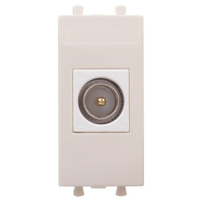 Розетка телевизионная оконечная TV 1мод. Avanti "Ванильная дымка" 16А DKC 4405501