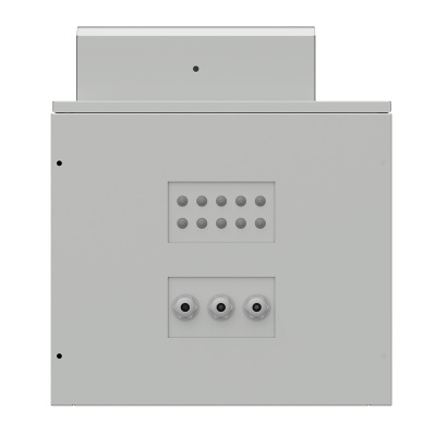Шкаф климатический напольный 19" 42U 700x852x2360, две двери металл (IP54), серый (RAL 7035) (обогрев и кондиционер), SRT03-7080.42.2-GY-2500K1