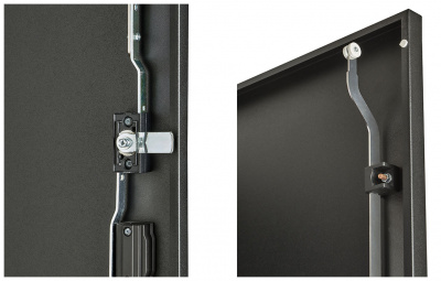 Шкаф телекоммуникационный напольный 19",18U(600x1000), ШТ-НП-М-18U-600-1000-М-Ч, передняя дверь металл, черный ССД