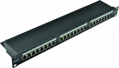Патч-панель 19 EC-URP-24-SD2, 1U, Кат.5e, 24хRJ45/8P8C