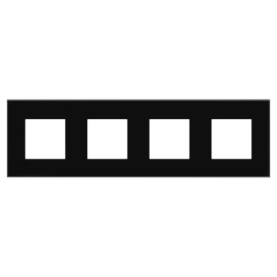 Рамка 8мод. ARTLEBEDEV Avanti "Черный квадрат" DKC 4402908