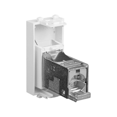 Розетка компьютерная 1мод. Avanti "Белое облако" RJ45 кат.5E экранир. модульная DKC 4400361