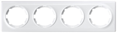 Рамка 4-м Florence бел. 1E52401300 OneKeyElectro 2172785