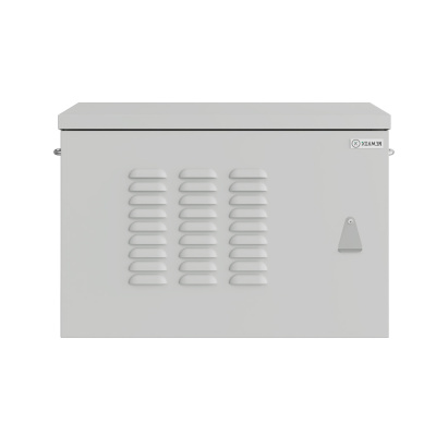 Шкаф климатический настенный ip54 19" 9U 600x600x530 (ШxГxВ) серый (RAL 7035), SRT01-6060.09-GY