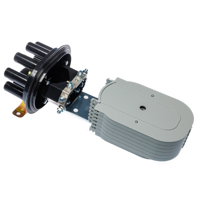 Тупиковая оптическая муфта GJS-R (144 волокна, с крепежем)