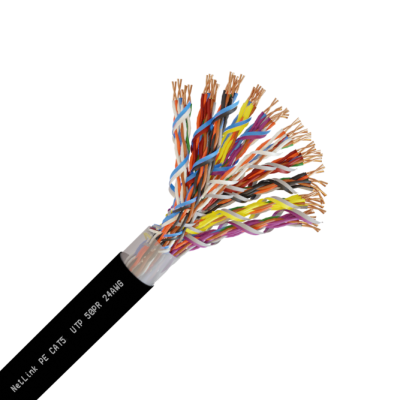 Кабель UTP 50PR 24AWG CAT5 черный внешний