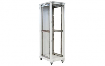 Шкаф телекоммуникационный напольный 19",42U(600x1000), ШТ-НП-42U-600-1000-М, передняя дверь металл ССД