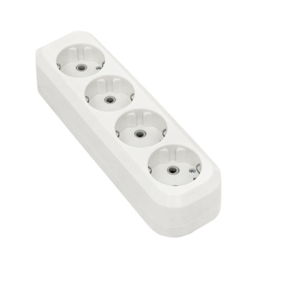 Колодка 4 гн, 16А 3,5кВт с/з Эксперт EKF PROxima