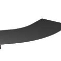 Крышка дополнительная угловой секции кабельного лотка Крышка дополнительная угловой секции кабельного лотка