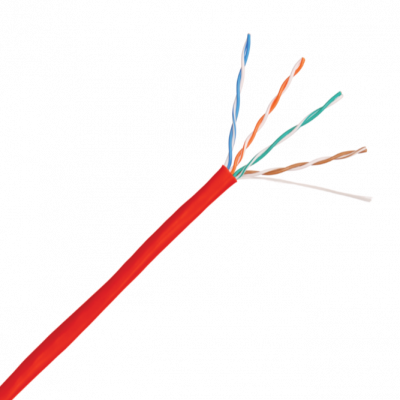 Кабель U/UTP  4 пары, Кат.5, медный, 24AWG, внутренний, 305м NIKOLAN NKL 4100A-GY