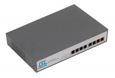 Коммутатор PoE GIGALINK GL-SW-G001-08P, 8 портов