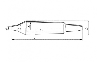 Муфта п/эт прямая МПП 0,05 ССД