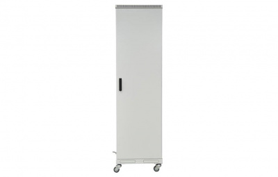 Шкаф телекоммуникационный напольный 19",42U(600x1000), ШТ-НП-42U-600-1000-М, передняя дверь металл ССД