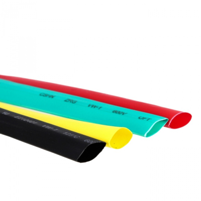 Термоусаживаемая трубка ТУТ 20/10 желтая EKF PROxima