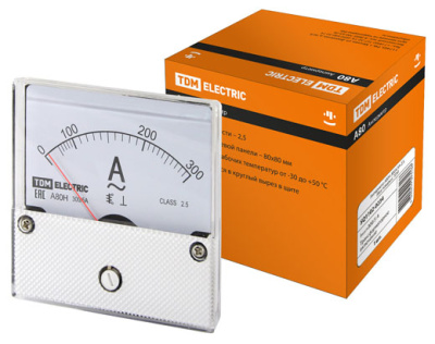Амперметр А80Н  300А/5А-2,5, (без поверки), TDM