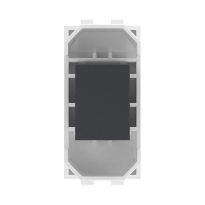 Розетка компьютерная 1-м СП 1мод. Brava RJ45 кат.5E AMP бел. DKC 76646B