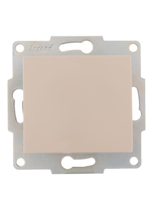 Выключатель 1-кл. 1п СП Karina 10А IP20 механизм крем. LEZARD 707-0388-100