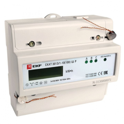 Счетчик электрической энергии СКАТ 301Э/1 - 10(100) Ш Р EKF PROxima
