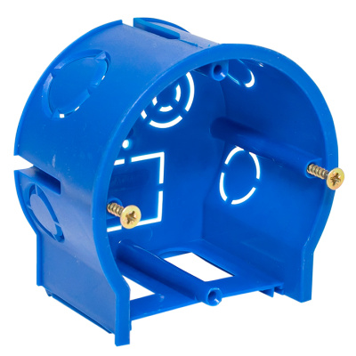 Коробка установочная сборная оконечная КМТ-010-4005 для твердых стен (71х45) с саморезами EKF